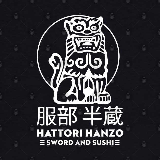 Hattori Hanzo Sword and Sushi (light) by Doc Multiverse Designs